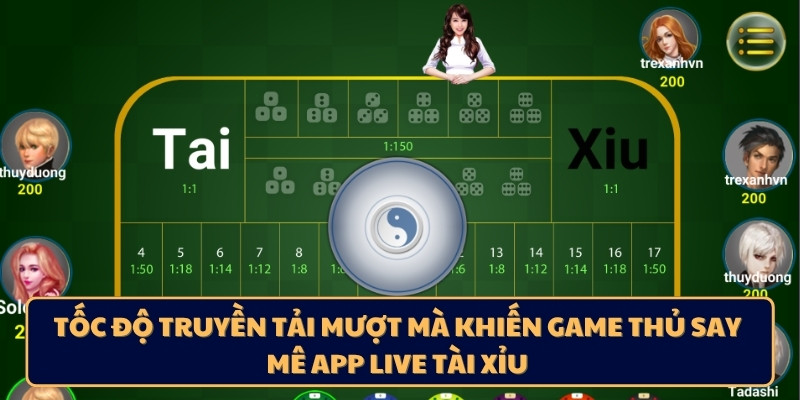 Tốc độ truyền tải mượt mà khiến game thủ say mê app live tài xỉu