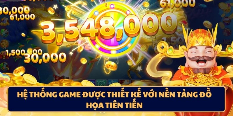 Hệ thống game được thiết kế với nền tảng đồ họa tiên tiến