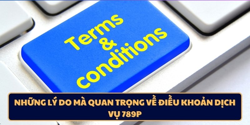 Những lý do mà quan trọng về điều khoản dịch vụ 789p