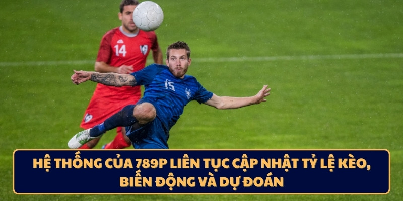 Hệ thống của 789P liên tục cập nhật tỷ lệ kèo, biến động và dự đoán
